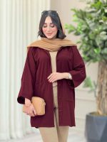 مانتو جیب برش دار پایین هلال کد 6781 - تصویر 22
