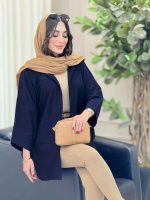 مانتو جیب برش دار پایین هلال کد 6781 - تصویر 13