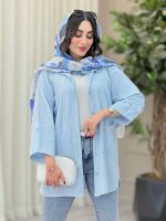 مانتو جیب برش دار پایین هلال کد 6781 - تصویر 12