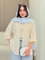 شومیز طرح لوزی ساحل کد 6678 - تصویر 16