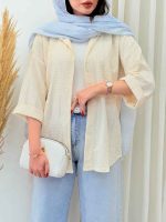 شومیز طرح لوزی ساحل کد 6678 - تصویر 14