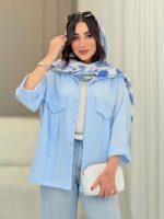 مانتو جیب نما پیله دار کاتیا کد 6801 - تصویر 18