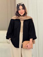 مانتو جیب نما پیله دار کاتیا کد 6801 - تصویر 24