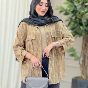 مانتو آستین پاگن سر جیب دو دکمه کد 6721