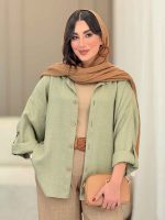 مانتو پشت پاگن گیلوا کد 6802 - تصویر 2