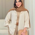 مانتو پشت پاگن گیلوا کد 6802