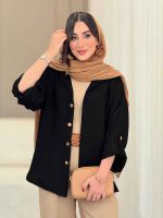مانتو پشت پاگن گیلوا کد 6802 - تصویر 5