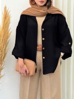 مانتو پشت پاگن گیلوا کد 6802 - تصویر 10