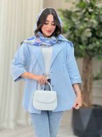مانتو آستین پاگن دو جیب پیله کد 6804 - تصویر 17
