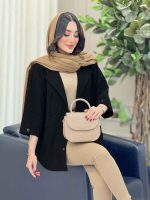 مانتو آستین پاگن دو جیب پیله کد 6804 - تصویر 10