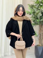مانتو آستین پاگن دو جیب پیله کد 6804 - تصویر 19