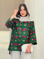 شومیز جلو بسته گلناز کد 6585 - تصویر 7