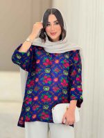 شومیز جلو بسته گلناز کد 6585 - تصویر 9