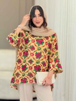 شومیز جلو بسته گلناز کد 6585 - تصویر 12