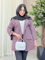 مانتو تک دکمه لیان کد 6786 - تصویر 10