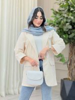 مانتو تک دکمه لیان کد 6786 - تصویر 5