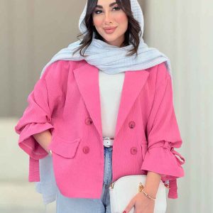 مانتو چهاردکمه آستین بند فرناز کد 6797