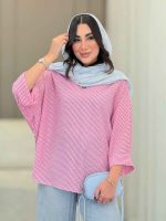 مانتو پانچ راه راه کد 6727 - تصویر 8
