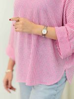 مانتو پانچ راه راه کد 6727 - تصویر 6