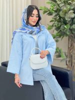 مانتو دو جیب هلن کد 6794 - تصویر 2