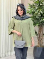 مانتو جلو بسته آشا کد 6646 - تصویر 2