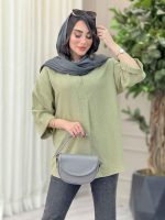 مانتو جلو بسته آشا کد 6646 - تصویر 8