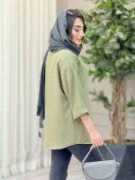 مانتو جلو بسته آشا کد 6646 - تصویر 13