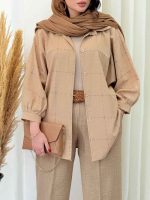 مانتو پانچ کوک دوزی کد 6658