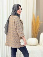 مانتو آستین پاکتی دلارام کد 6623 - تصویر 7
