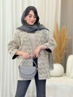 مانتو آستین پاکتی دلارام کد 6623 - تصویر 6