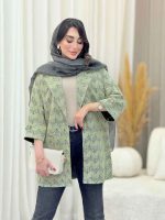 مانتو آستین پاکتی دلارام کد 6623 - تصویر 10