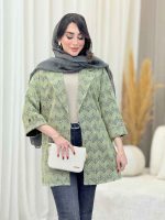 مانتو آستین پاکتی دلارام کد 6623 - تصویر 5