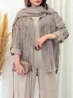شومیز آستین پاگن ثمینا کد 6622 - تصویر 9