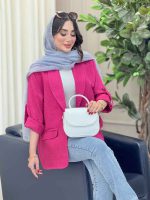 مانتو دو دکمه ژیکان کد 6666 - تصویر 4