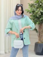 مانتو دو دکمه ژیکان کد 6666 - تصویر 15