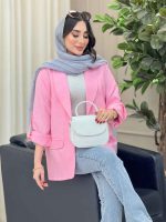 مانتو دو دکمه ژیکان کد 6666 - تصویر 10