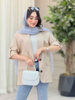 مانتو دو دکمه ژیکان کد 6666 - تصویر 5