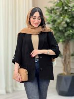 مانتو دو دکمه ژیکان کد 6666 - تصویر 7