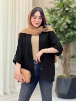 مانتو دو دکمه ژیکان کد 6666 - تصویر 17