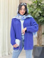 مانتو کتان پیله دار جیب پایین کد 6672 - تصویر 15