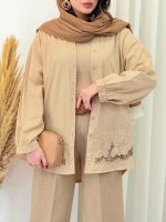 مانتو گلدوزی پرین کد 5286 - تصویر 7