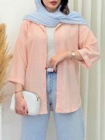 شومیز طرح لوزی ساحل کد 6678 - تصویر 11
