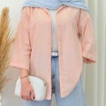 شومیز طرح لوزی ساحل کد 6678