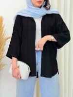 شومیز طرح لوزی ساحل کد 6678 - تصویر 7