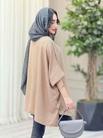 مانتو پانچ بغل سه دکمه کتایون کد 6699 - تصویر 9