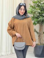 مانتو تک جیب اطلس کد 6647 - تصویر 5