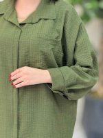 مانتو تک جیب اطلس کد 6647 - تصویر 10