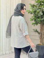 مانتو دو دکمه جیب نما پریماه کد 6689 - تصویر 6