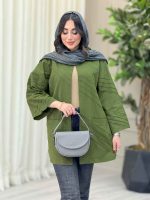 مانتو برش دار بغل چاک کد 6685 - تصویر 16