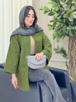 مانتو برش دار بغل چاک کد 6685 - تصویر 2